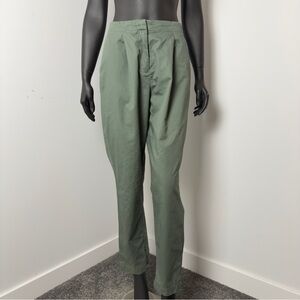95. Vero Moda Cotton Tapered Green Pants